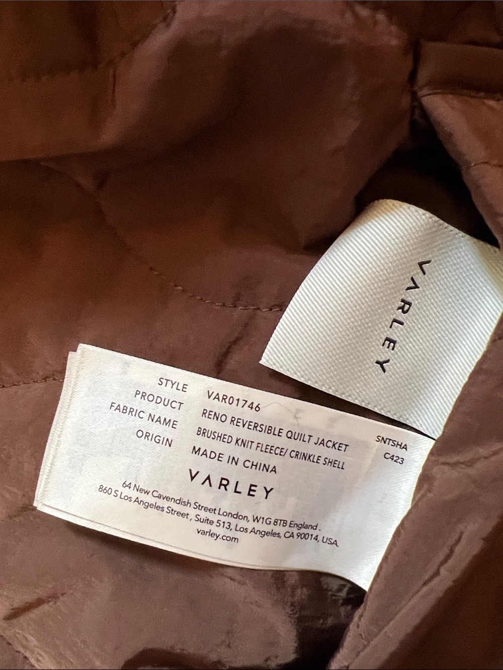 Varley Reno Reversible Quilt Jacket - Picture 13 of 14